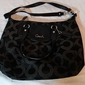 Authentic Coach shoulder  handbag.